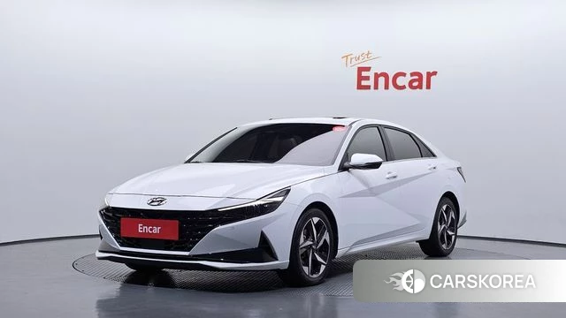 Hyundai Avante (CN7) 2022 Белый из Кореи