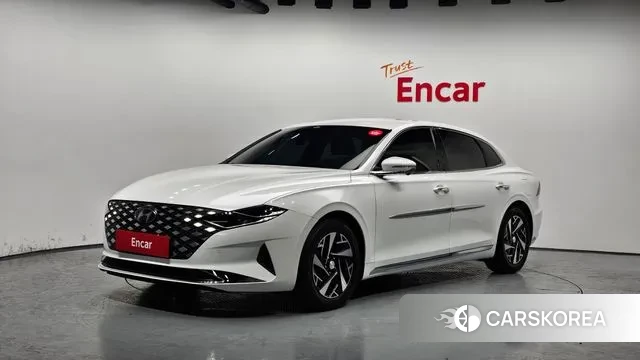 Hyundai The New Grandeur IG Hybrid 2021 Белый из Кореи