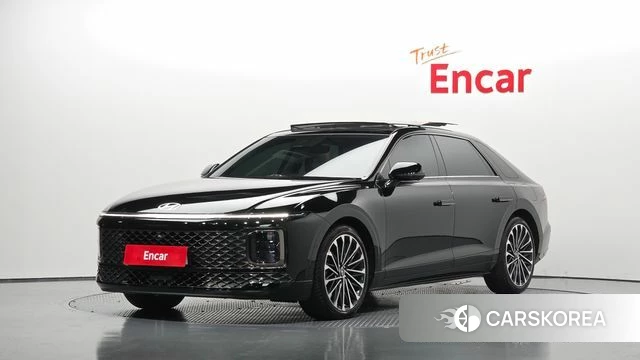 Hyundai Grandeur Hybrid (GN7) 2024 Черный из Кореи