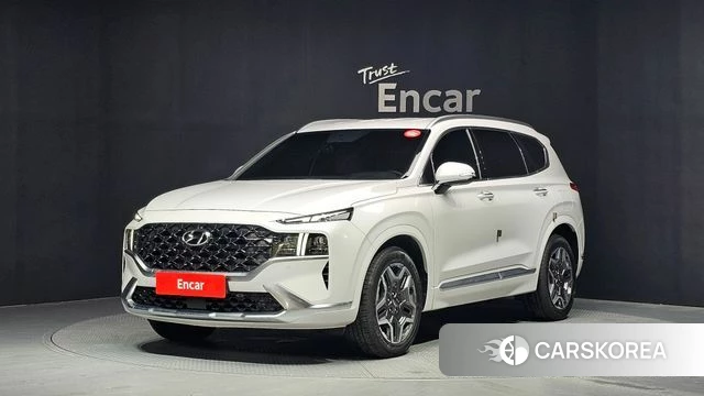 Hyundai The New Santa Fe 2021 Белый из Кореи