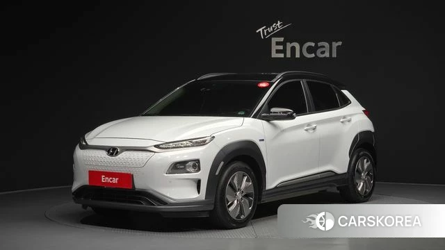 Hyundai Kona Electric 2018 Белый из Кореи