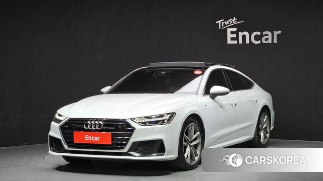 Audi A7 (4K) 2020 Белый из Кореи