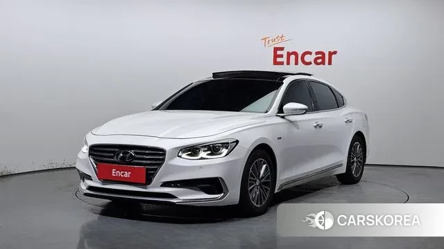 Hyundai Grandeur IG Hybrid 2018 Белый из Кореи