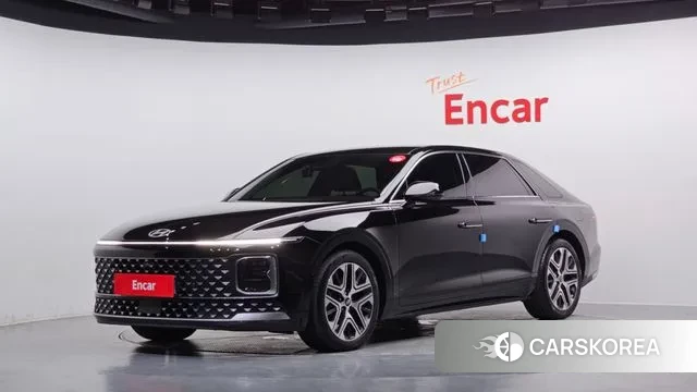 Hyundai Grandeur Hybrid (GN7) 2024 Черный из Кореи