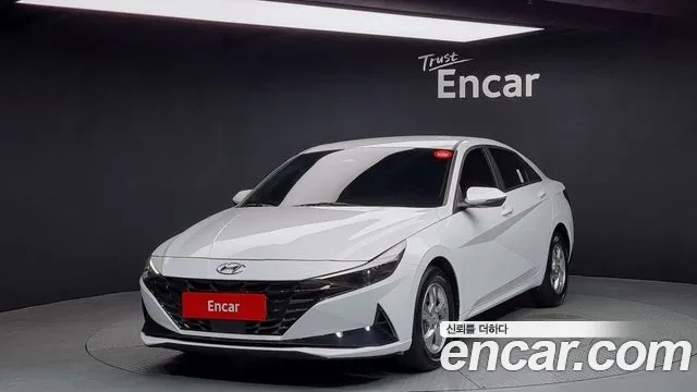 Hyundai Avante (CN7) 2022 Белый из Кореи