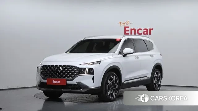 Hyundai The New Santa Fe 2023 Белый из Кореи