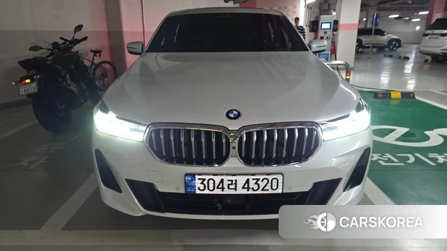 BMW 6 Series GT (G32) 2023 Белый из Кореи