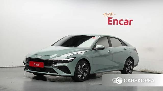 Hyundai The New Avante (CN7) 2024 Зеленый из Кореи