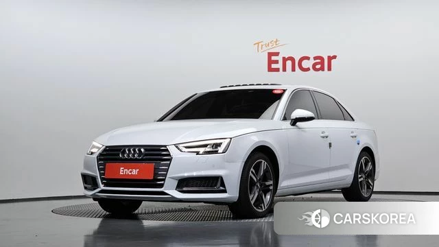 Audi A4 (B9) 2019 Белый из Кореи