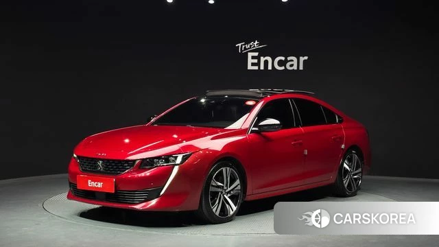 Peugeot 508 second Generation 2020 Красный из Кореи