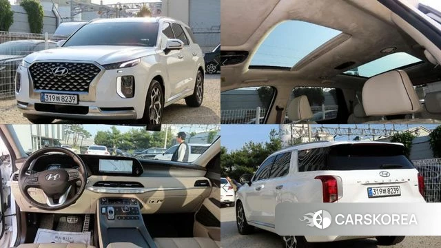 Hyundai Palisade 2022 Белый из Кореи