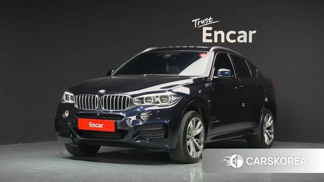 BMW X6 (F16) 2018 Черный из Кореи