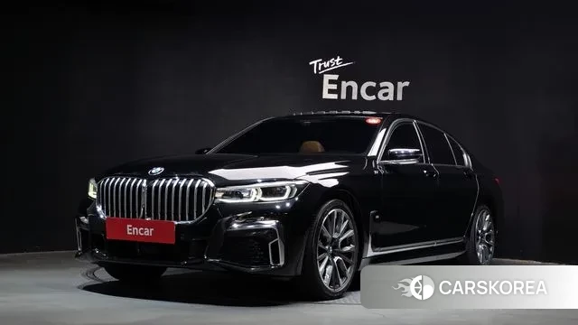 BMW 7 Series (G11) 2020 Черный из Кореи