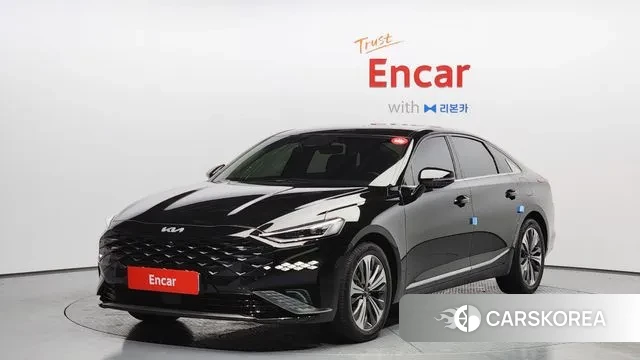 Kia K8 Hybrid 2021 Черный из Кореи