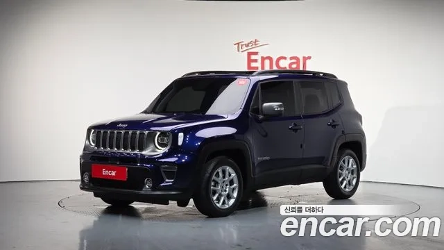 Jeep Renegade 2021 Синий из Кореи