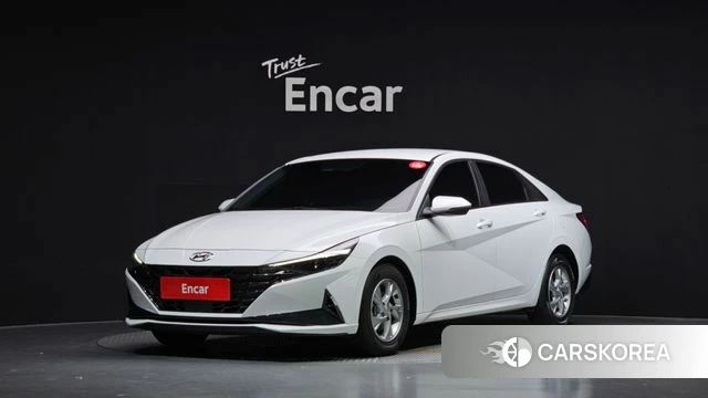 Hyundai Avante (CN7) 2020 Белый из Кореи