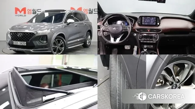 Hyundai Santa Fe TM 2018 Серый из Кореи