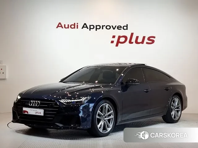 Audi A7 (4K) 2023 Синий из Кореи
