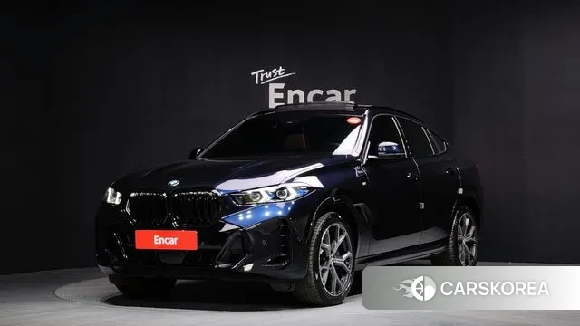 BMW X6 (G06) 2024 Черный из Кореи