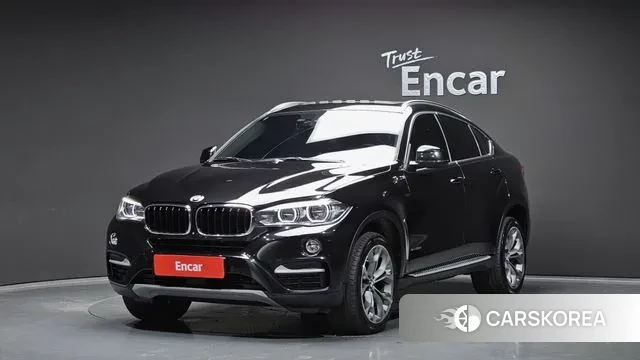 BMW X6 (F16) 2018 Черный из Кореи