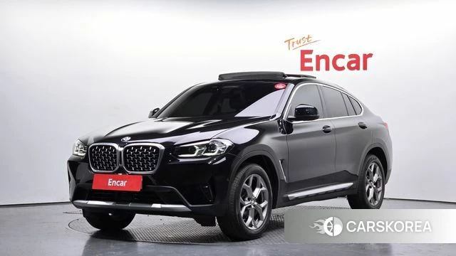 BMW X4 (G02) 2022 Черный из Кореи
