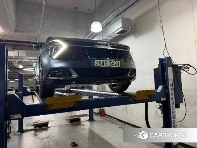 Kia Sportage 5th Generation 2021 Серебристо-серый из Кореи