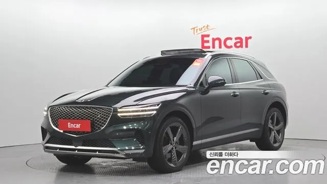 Genesis GV70 2021 Темно-зеленый из Кореи