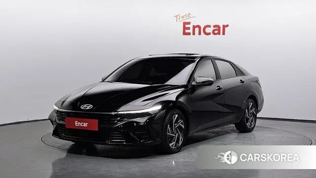 Hyundai The New Avante (CN7) 2023 Черный из Кореи