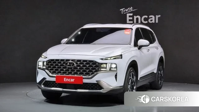 Hyundai The New Santa Fe 2023 Белый из Кореи
