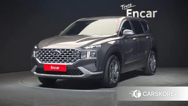 Hyundai The New Santa Fe 2021 Серый из Кореи