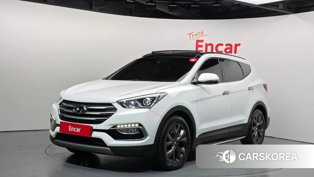 Hyundai Santa Fe The Prime 2018 Белый из Кореи