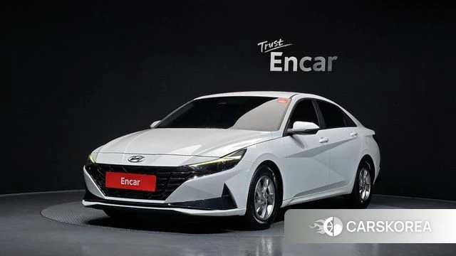 Hyundai Avante (CN7) 2020 Белый из Кореи