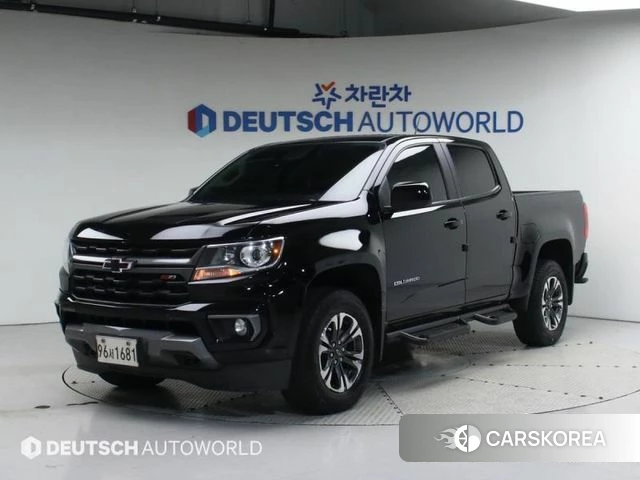 Chevrolet (GM Daewoo) Real New Colorado 2022 Черный из Кореи