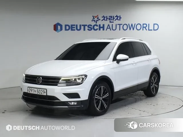 Volkswagen Tiguan second Generation 2019 Белый из Кореи