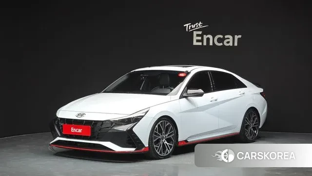 Hyundai Avante (CN7) 2021 Белый из Кореи