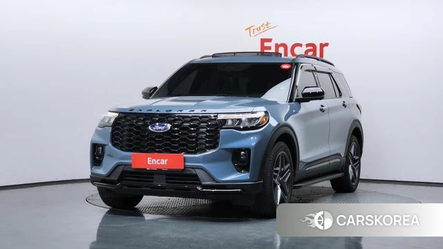 Ford Explorer 6th Generation 2025 Небесно-голубой из Кореи