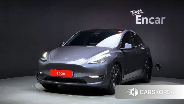 Tesla Model Y 2021 Серый из Кореи