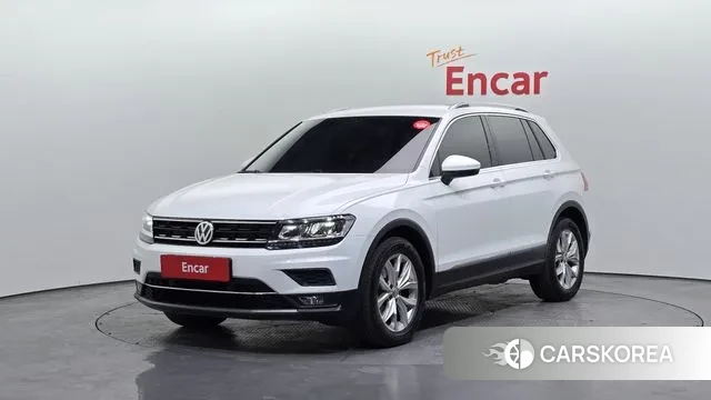 Volkswagen Tiguan second Generation 2020 Белый из Кореи