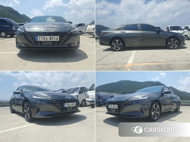 Hyundai Avante (CN7) 2022 Серый из Кореи