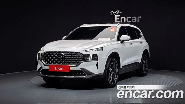 Hyundai The New Santa Fe 2023 Белый из Кореи