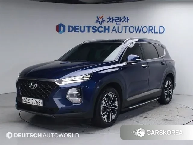 Hyundai Santa Fe TM 2018 Синий из Кореи