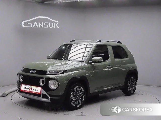 Hyundai Casper 2023 Темно-зеленый из Кореи