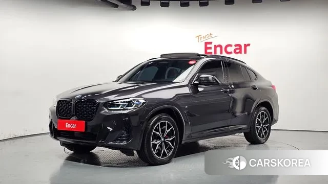 BMW X4 (G02) 2022 Черный из Кореи