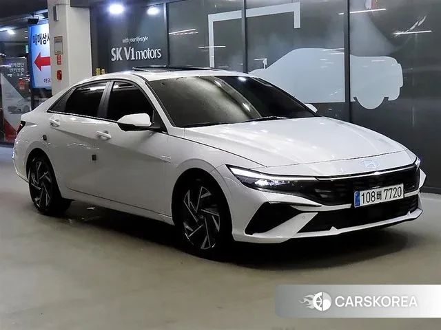 Hyundai The New Avante (CN7) 2024 Белый из Кореи