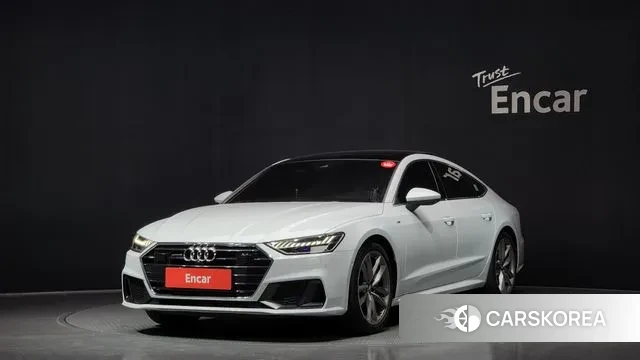 Audi A7 (4K) 2020 Белый из Кореи
