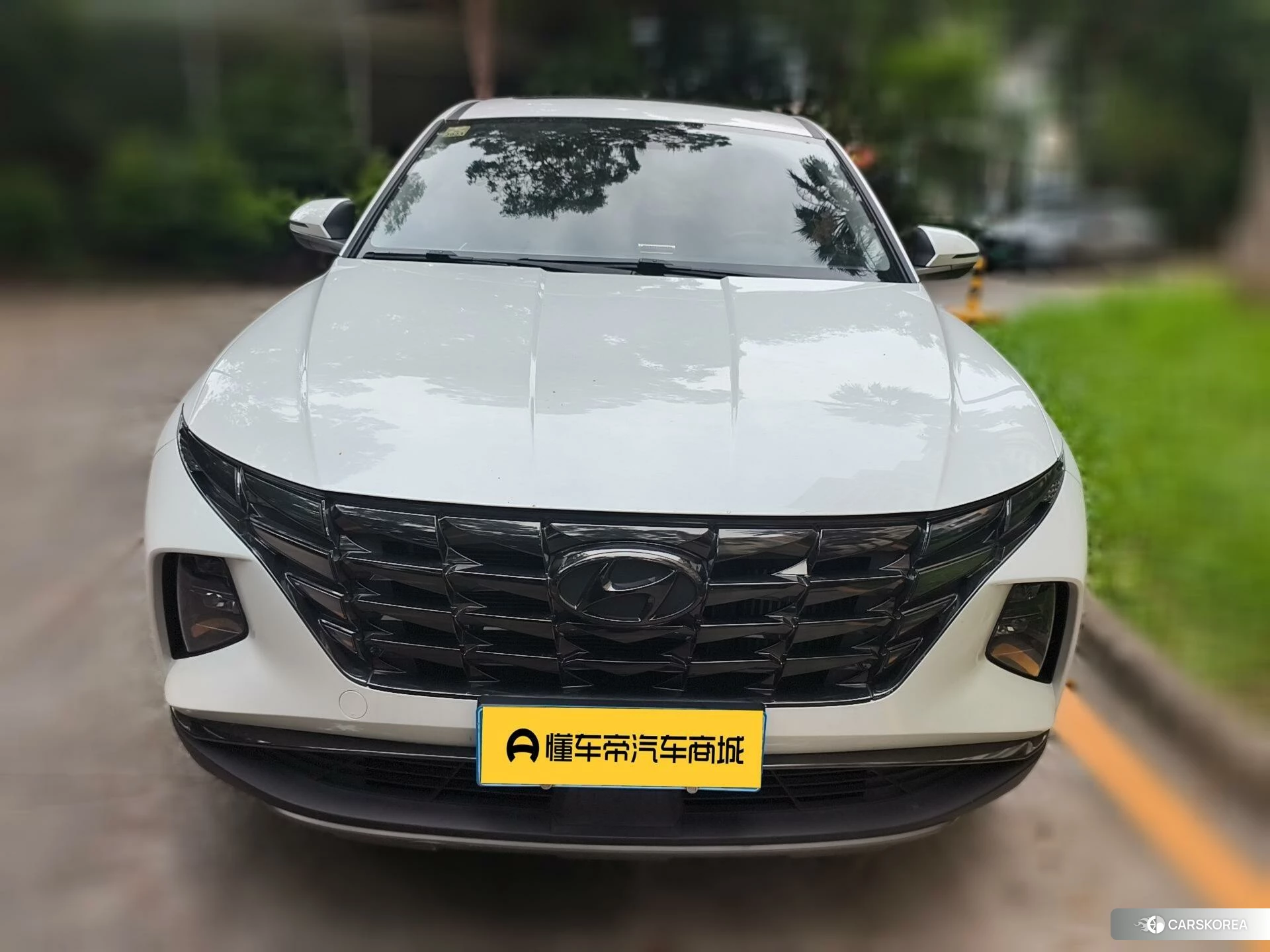 Hyundai Tucson 2021 Белый из Китая