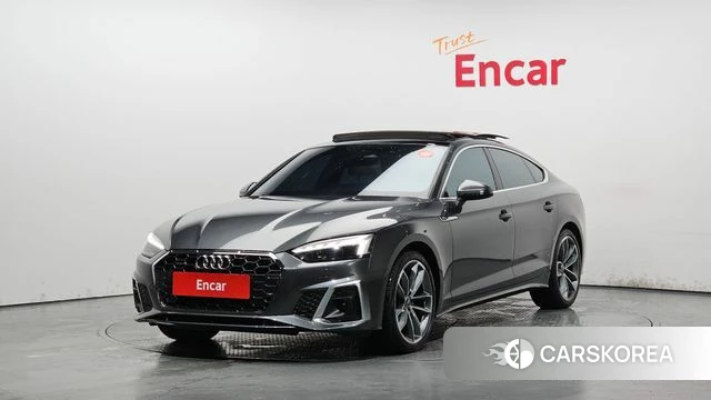 Audi A5 (F5) 2022 Серебристо-серый из Кореи