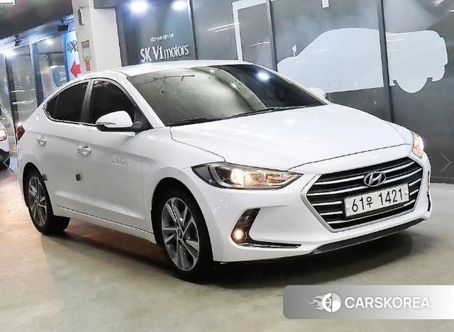 Hyundai Avante AD 2018 Белый из Кореи