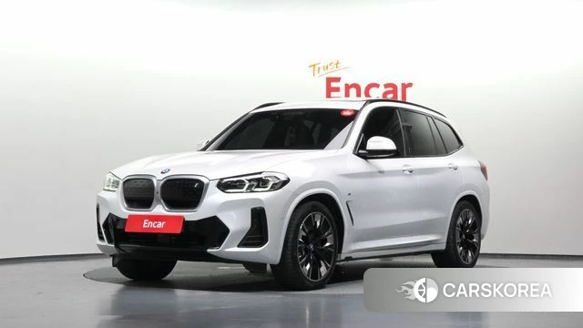 BMW iX3 2022 Белый из Кореи
