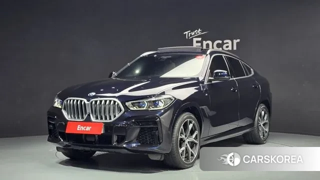 BMW X6 (G06) 2022 Черный из Кореи